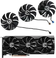 LTANDBR 87mm T129215SU PLA09215S12H 12V 0.55A 4Pin Graphics Card Fan for EVGA RTX 3070 3080 3090 XC3 Black Gaming Graphics Card Fan, BR002