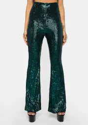 Thank U Next Sequin Flare Pants