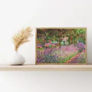 Claude Monet, Garden at Giverny poster Choose your Size