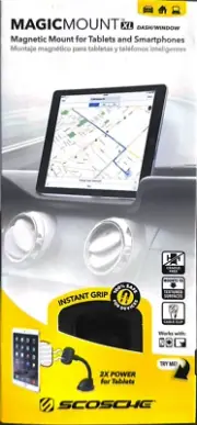 Scosche MagicMount™XL Magnetic Dash/Window Mount FOR MOBILE DEVICES, CAR MAGTHD2