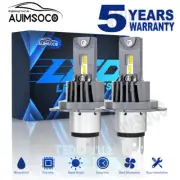 9003 H4 LED Headlight Hi Low Bulbs 6500K For Smart Fortwo Coupe 2-Door 2016-2018