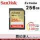 公司貨 SanDisk Extreme SD 256GB 200mb U3 V30 SD記憶卡 終生保固