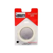 Bialetti Silicone Ring Gasket + Filter Plate For Aluminium Percolator-1 Cup