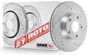 Hawk Sector 27 front disc brake rotors HR4281