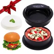 Burger Press Hamburger Press Patty Maker - with 100 Wax Papers Hamburger