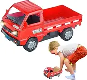 Remote Control Truck | Electric Remote Control Truck RC Car with LED Simulation Lights | Drift Auto Realistic Transportation Tool for Indoor, Outdoor, Christmas Birthday