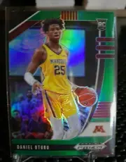 Daniel Oturu 2020-21 Prizm Draft Pick Green Refractor SP RC Rookie #73