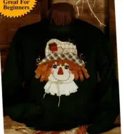 Crowsby Plaid Scarecrow Applique Pattern Country Primitive Folk Autumn Fall