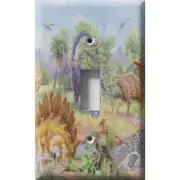SnazzySwitch Dinosaur Park Decorative Light Switch Plate Cover