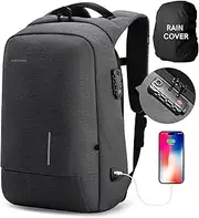 Lightweight Travel Laptop Backpack, Kingsons Business Travel Computer Bag Slim Laptop Rucksack for Men and Women