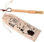 SOESFOUFU Coffee Grinder Cleaning Brush with Wood Handle Cleaning Brush for Espresso Machines and Coffee Utensils Comfortable Wood Material
