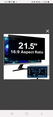 [2-Pack] 21.5 Inch Computer Privacy Screen Filter for 16:9 Widescreen Monitor...