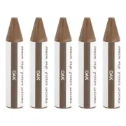 Wood Filler Stick, 5 Pcs Wax Sticks Wood Touch Up Markers, Oak