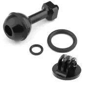 1/4" Screw 1-inch Ball Head Adapter Tripod Mount For GoPro 11 10 9 Camera