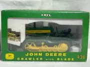 ERTL John Deere 430 Crawler w/ Blade & Gold 1/64 Replica, Plow City, 1/16, NIB