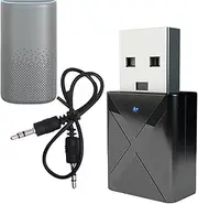 Wireless Transmitter - 5.0 Transmitter Receiver | USB 5.0 Adapter for PC Laptop | 5.0 Wireless Dongle | Wireless Audio Receive | 2-in-1 USB Computer TV RECE