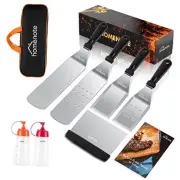 HOMENOTE Griddle Accessories Kit, Exclusive Griddle Tools Spatulas Set Black