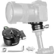 NEEWER Tripod Leveling Base (⌀50Mm) Camera Leveler, Bubble Level Aluminum Adjust