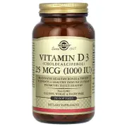 Solgar, Vitamin D3, 25 mcg (1,000 IU), 250 Softgels