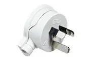 Plug Top 15A 250V 3P Side Entry White
