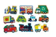 Let's Begin: Vehicles Jigsaw Puzzle, 2 Piece