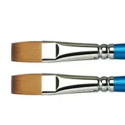 2x Winsor & Newton CWC Cotman Series 666 One Stroke Brush Long Handle Size 6mm