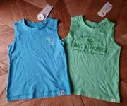 Target - Boys 2 Pack Tank Top/Summer Shirts - Size 4 RRP $16 - Bundle