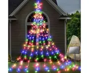 Solar Yard Decorations Star Lights 198Led Outdoor Waterproof Solar Powered Garden Star Lights For Christmas Holiday Wedding Party Wall Decorative