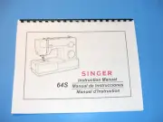 Singer 64S Sewing Machine Instruction Manual - Printed