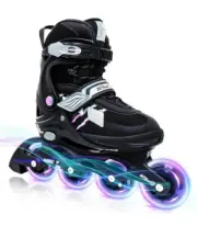 Inline Skates BESKET for Boys Outdoor Adjustable Roller Skates for KIDS Medium