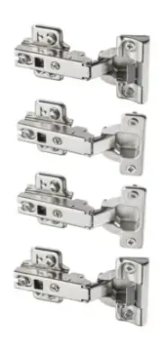 4 Packs (16 Soft closing Hinges) Ikea KOMPLEMENT for PAX frames 302.145.04 (Q)