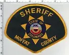 Moffat County Sheriff (Colorado) Shoulder Patch new from the 1980's