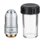 AmScope PA20X 20X Plan Achromatic Microscope Objective Lens + Container