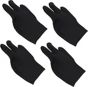 DRESSOOS Material 3-finger Oven Mitts Heat Blocking Gloves for Hair Styling and Home