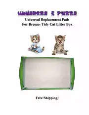 80 Whiskers & Purrs Universal Replacement Pads for Breeze Tidy Cat Litter Box