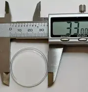 Glass Mineral Crystal For Seiko 6139-6002 6000 Pogue Watch 330mm Chronograph