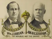 1900 William Jennings Bryan & Adlai Stevenson Campaign Poster NEW Metal Sign
