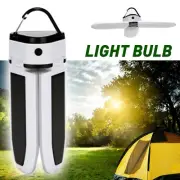 USB Rechargeable Solar LED Camping Light Bulb Outdoor Hiking Tent Lamp Lantern