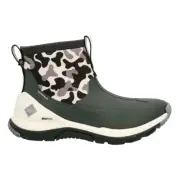 Muck Boot Outscape Max Camouflage Round Toe Pull On Mens Green, Off White Casua