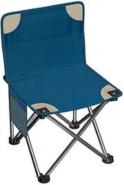 Camping Chair Folding Chair Outdoor Folding Backrest Chair Portable Fishing Chair With Side Pocket