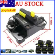 AU Waterproof Car Circuit Breaker Fuse Reset 30-300 Amp 12V-48V DC Car Boat Auto