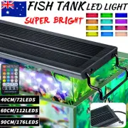 40-110CM Timer Aquarium LED Lighting 2ft/3ft/4ft Marine Aqua Fish Tank Light AU