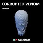 Knull Corrupted Spiral Venom custom head for 4" 6" 7" 12" action figures