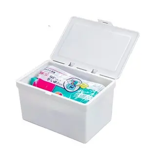 【現貨】日本Sanada-純白掀蓋收納盒850ml/1700ml 掀蓋收納盒/收納整理盒 (8.8折)