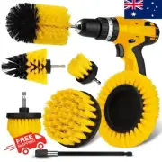 7-Piece Drill Brush Attachment Set, Cleaning Brush Tool Kit, Multi-Purpose Drill