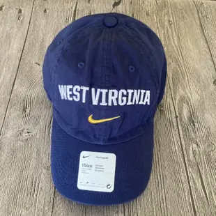 NIKE NCAA 西維吉尼亞大學 West Virginia University 棒球帽 老帽 帽子 穿搭 美國限定