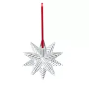 Baccarat Crystal 2021 Christmas Ornament Noel Clear Snowflake