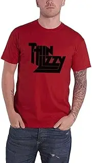 [Thin Lizzy] T Shirt Band Logo Official Mens Red S