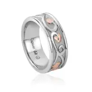 Clogau Tree of Life Ring Silver and Rose 3STOL0624 - RRP £199