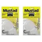 2x Mustad Penetrator Snapper 2 Hook Rig X 3 Chemically Sharpened Rigs